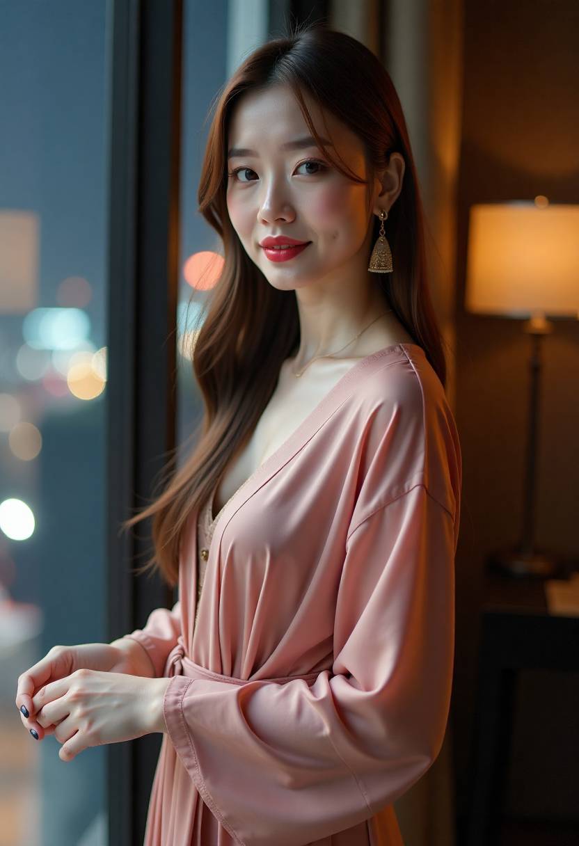 摄影棚灯光未关
